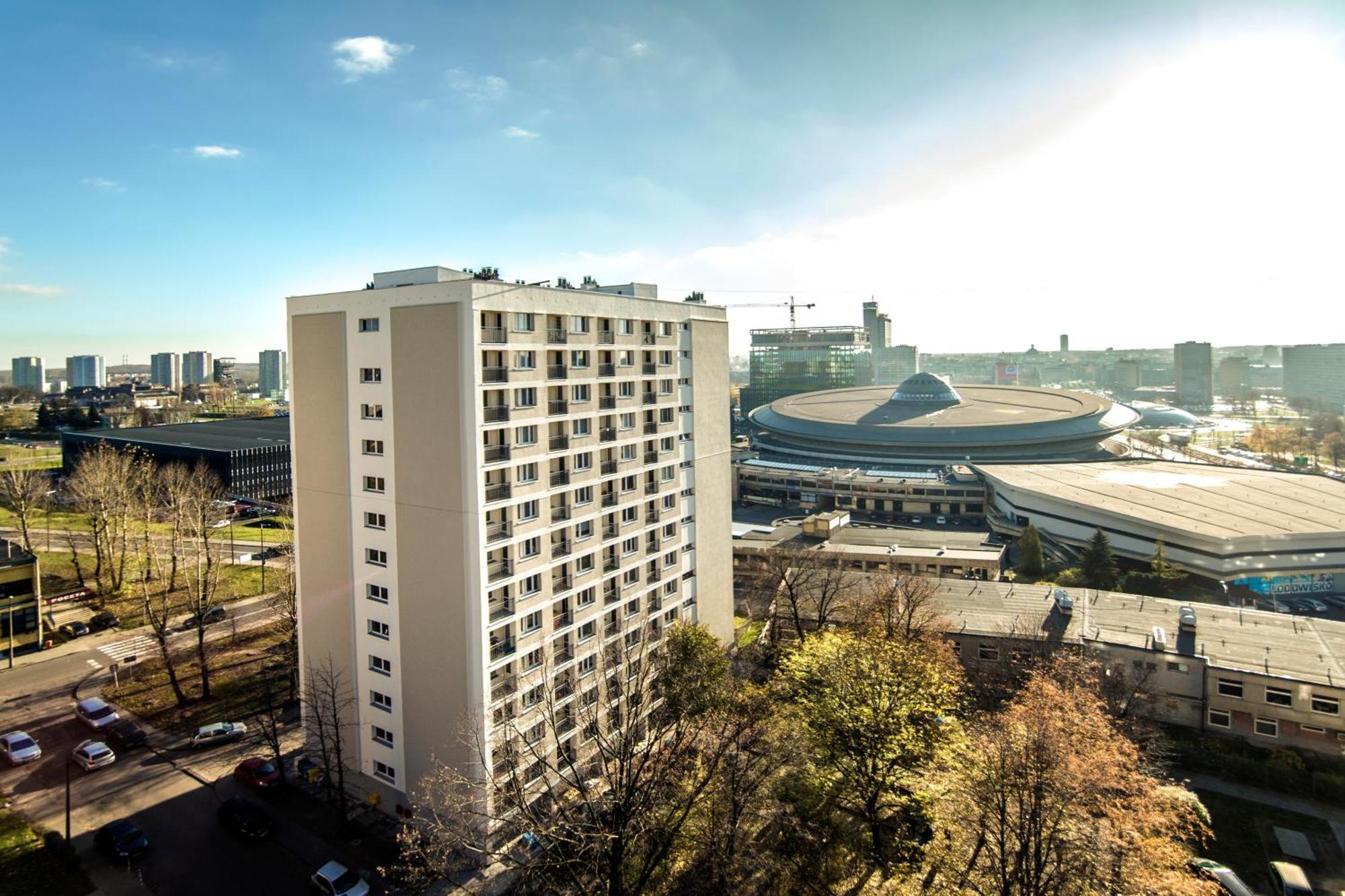 Okno Na Spodek Katowice Esterno foto